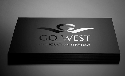 Визитка с УФ-лаком